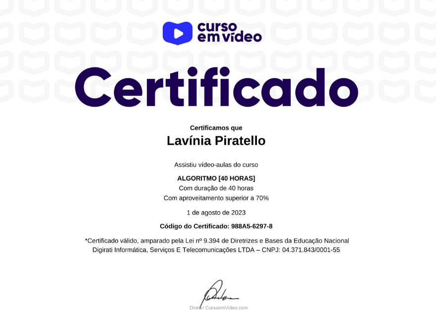 Certificado 3
